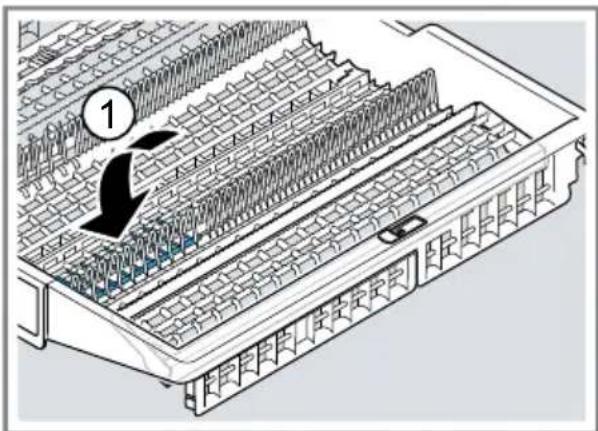 SIEMENS SN47YS02CS - Ændring af bestikskuffen - 2