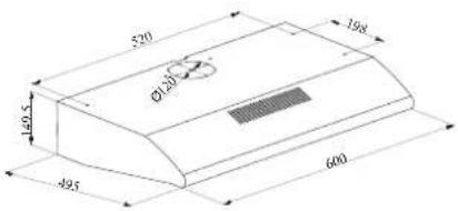 SILVERLINE SL1202 - Teknisk tegning - 1