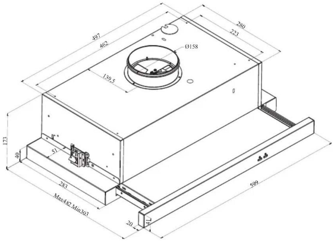 SILVERLINE SC 1153 - Teknisk tegning - 1