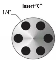 Insert"C" 1/4"