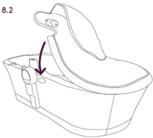 Silver Cross Midnight - Preparing the carrycot for use - 2