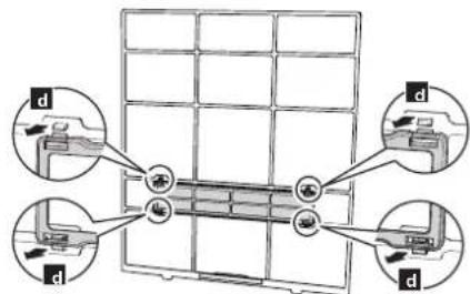 Diagram of a solar panel with labeled components and directional arrows indicating assembly or movement.