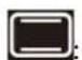 Technical diagram of a microwave oven with numbered parts for identification