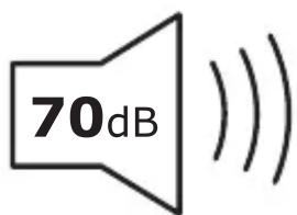 70dB