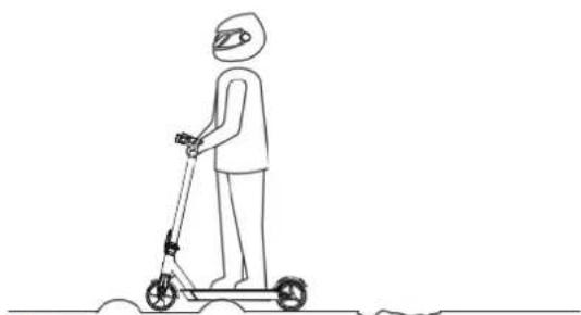 E-way 250 - Säkerhetsinstruktioner vid scooteranvändning - 3