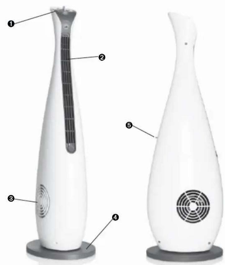 WILFA Salima TFH-2000W - Keikahduskytkin - 1