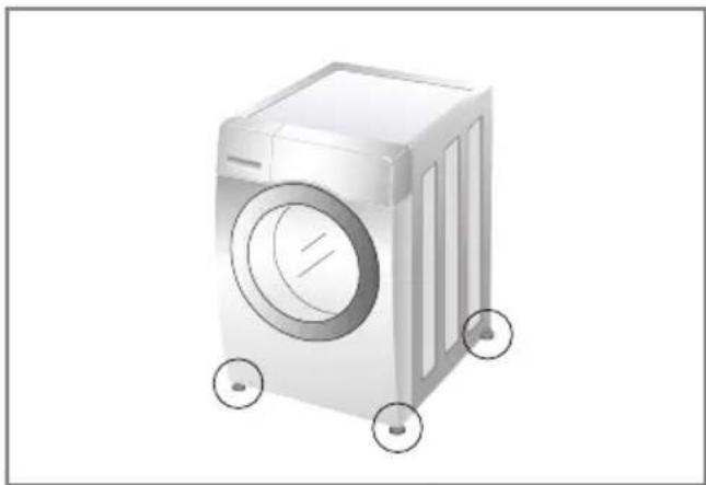 LG F1695RDH - ■Justering af hældningsgrad - 1