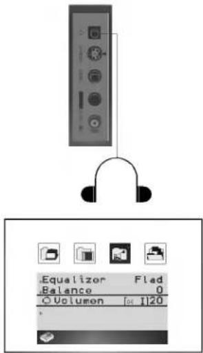 .Equalizer Flad .Balance 0 O Volumon 120