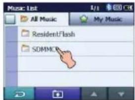 LG N10E PLUS - Afspilning af filerne i folderen "All Music" - 1