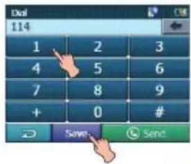 LG N10E PLUS - Sådan lagrer du telefonnummeret - 1