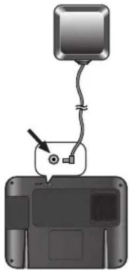 LG N10E PLUS - Sådan installerer den udvendige GPS-antennen (valgfri) - 1