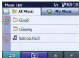 LG N10E PLUS - Afspilning af filerne i folderen "My Music" - 4