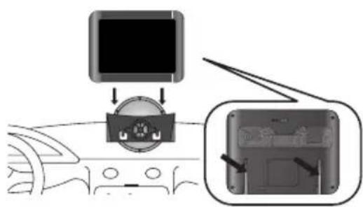 LG N10E PLUS - Installeringsrækkefølge for placering af forrudeholder - 3