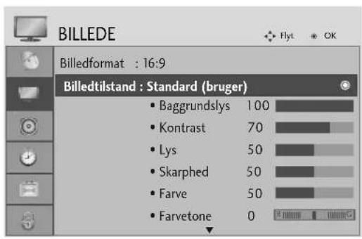 LG 37LG5010 - Billedtilstand – brugerindstilling - 1