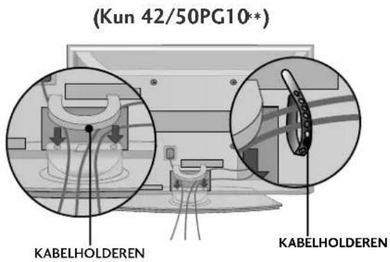 LG 37LG5010 - Tilslut kablerne som beskrevet. - 2