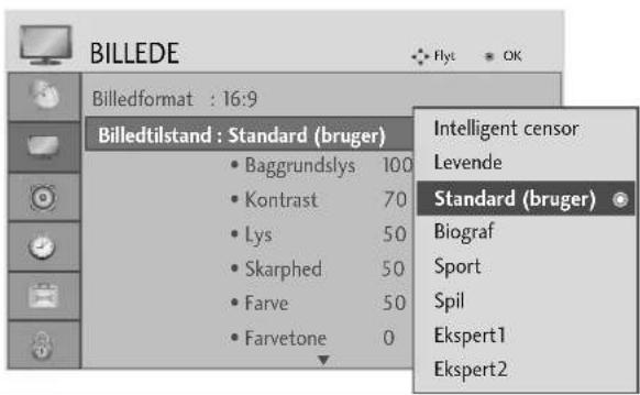 LG 37LG5010 - Billedtilstand – brugerindstilling - 3