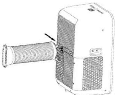 WILFA Sval AC-12W - Montering.af.udblæsningsslange - 2