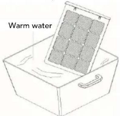Warm water