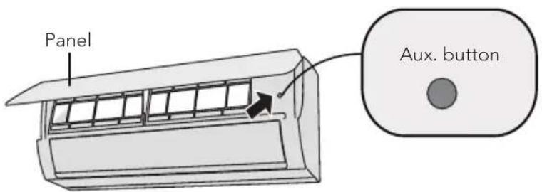 Panel Aux. button