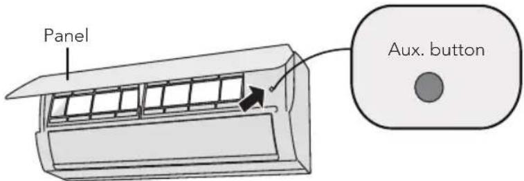 Panel Aux. button