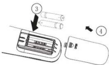 Diagram showing a device with labeled components and directional arrows, including numbered callouts 3 and 4.