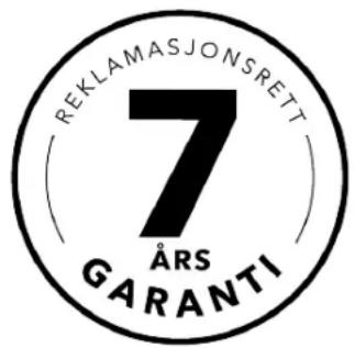 REKLAMASJONSRETT 7 GARANTI ÅRS