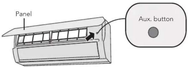 Panel Aux. button