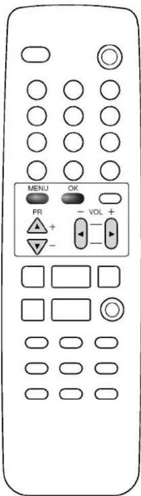 MENU OK PR - VOL + + - -