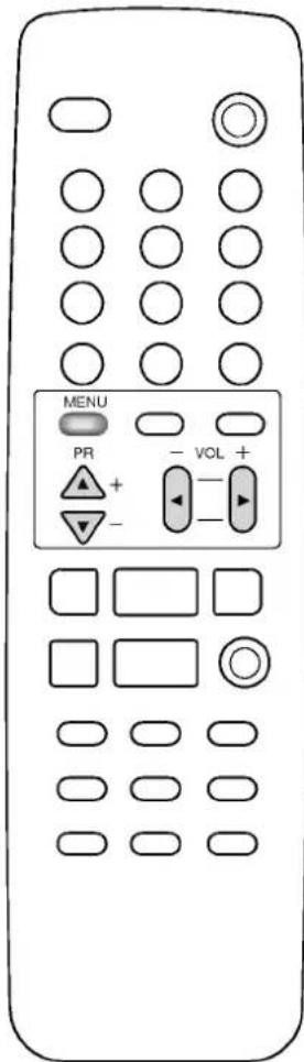 MENU PR + - VOL + -
