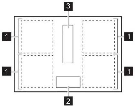 AEG CCK84751CB - Oversigt over kogepladens overflade - 1