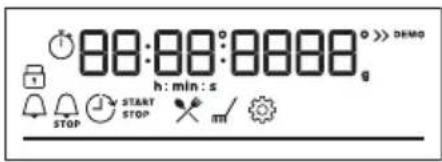 88:88:00000 h: min:s STOP START STOP m/ DEMO