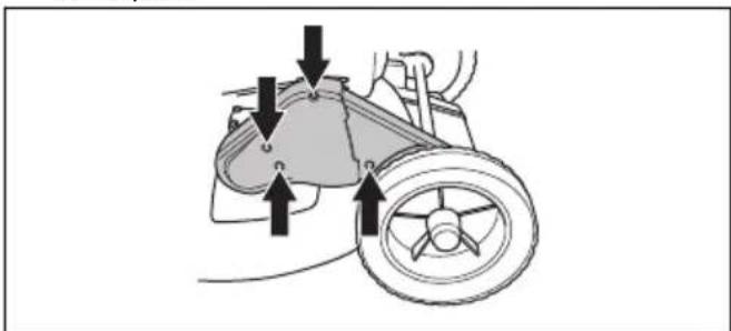 HUSQVARNA KLIPPO Comet S - Inspektera drivremmen och rengöra växelhuset - 1