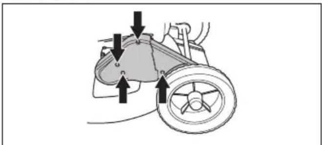 HUSQVARNA KLIPPO Comet S - Veorihma kontrollimine ja ülekande puhastamine - 1