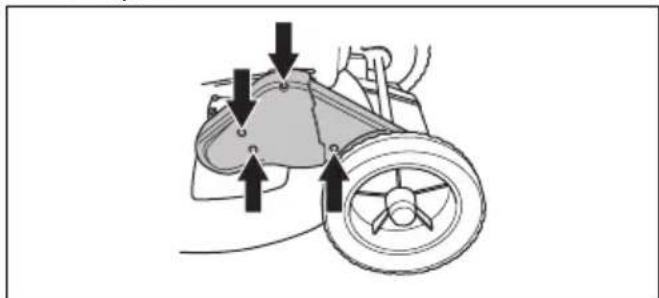 HUSQVARNA KLIPPO Comet S - Byta ut och ställa in drivremmen - 1
