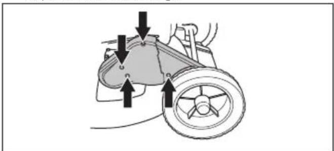 HUSQVARNA KLIPPO Comet SE - Piedziņas siksnas nomaiņa un regulēšana - 1