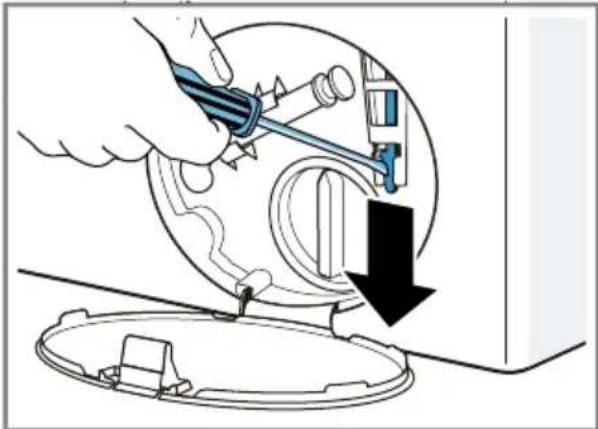 SIEMENS WM14PIHDN - Oplåsning af luge - 1