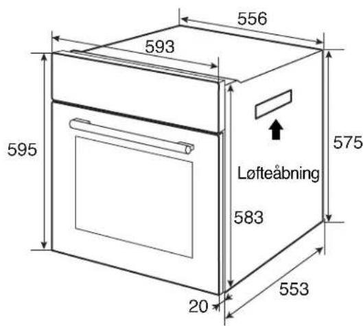 LG LB652088S - Installering i højskab - 1