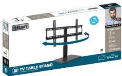 TITAN TS 8060 - TITAN TV table stand for screen sizes up to 70" / 178cm - 1
