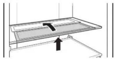 LG ELB81SWVCP - Använda den vikbara hyllan - 1