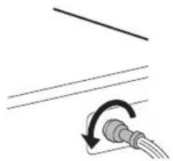 LG F4DV409N1W - Rengöring av vatteninloppsfiltret - 1