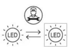 LG FVB17NS2QE - Hvis LED-belysningen ikke virker - 1