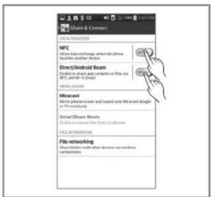 LG FH4A8QDS2 - ■Sätta på NFC-funktionen på din smartphone - 2