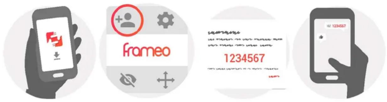 Frameo 1234567 HI: 1234567