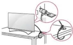 LG 65UF855V - Brug af Kensington Security System - 1