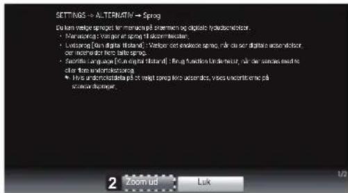 SETTINGS → ALTERNATIV → Sprong - Mensorging: Van per et spring 10 dokemteter. - Ludisorging [ou digital fontand]. - Vabeler des endiskes spore, när duur digital orteindiskor, - der inserder det forte talle spore. - Sønstrutt language [ou digital fontand]. - Eup function fontmeter, när der sandes med for dier film orteindiskering - Hs de anderskredet på st weight spring forte orteindiskes, vides uncentive inte på sociere disperger.