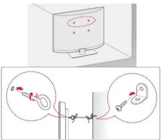 LG 32LA613V - Säkra TV:n i en vägg - 1