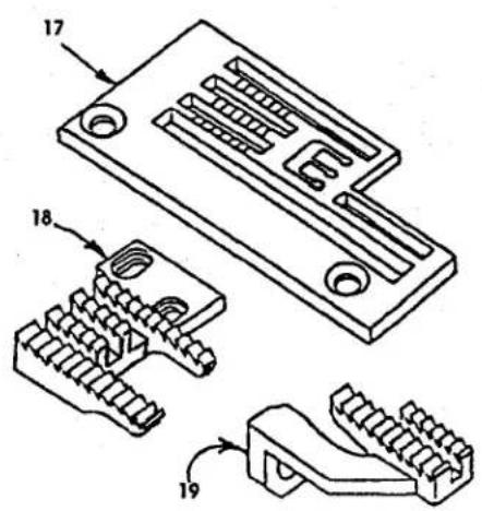 Technical diagram of a mechanical component with numbered parts and exploded view