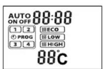 DIMPLEX 403BT - Operational modes - 1