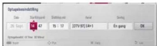 OptagelosindatKing Date Start/stop Start/stop Date End Stop 25 Sept 14 47 15:17 [DTV 97] E4+1 En gang OK Optagelosindat 0 Time 30 Miral 6880 Super Fly Rate Mamp Live