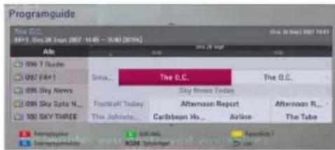 Programguide The O.C. 04/12 - 3rd Sep 2007 14:45 - 15:43 (2016) File Edit View Help 096 T Guide 097 E+1 The O.C. The O.C. 098 Sky News Sky Hours Today 098 Sky Spts V... Foxtial Today Afternoon Report Afternoon R... 100 SKY THREE The Johlsle Caribbean Ho... Airline The Tube Ameriprise SUI-Mo SARIMOSO KOMI KOMI Typhology